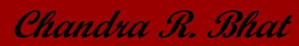 Chandra R. Bhat